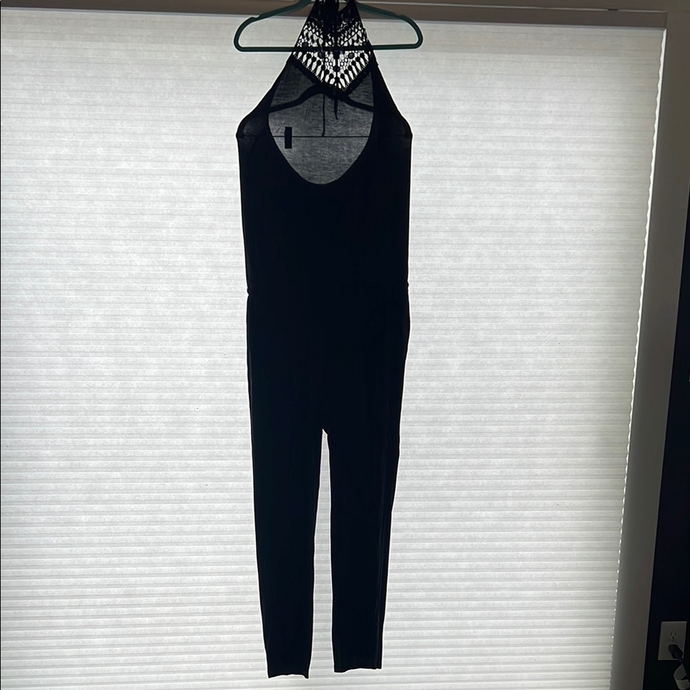 Black Halter Jumpsuit